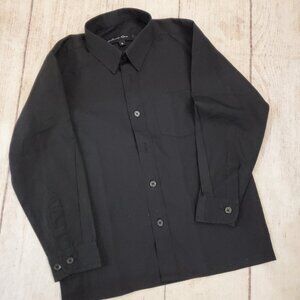 Johnnie Lene black button up shirt sz 6